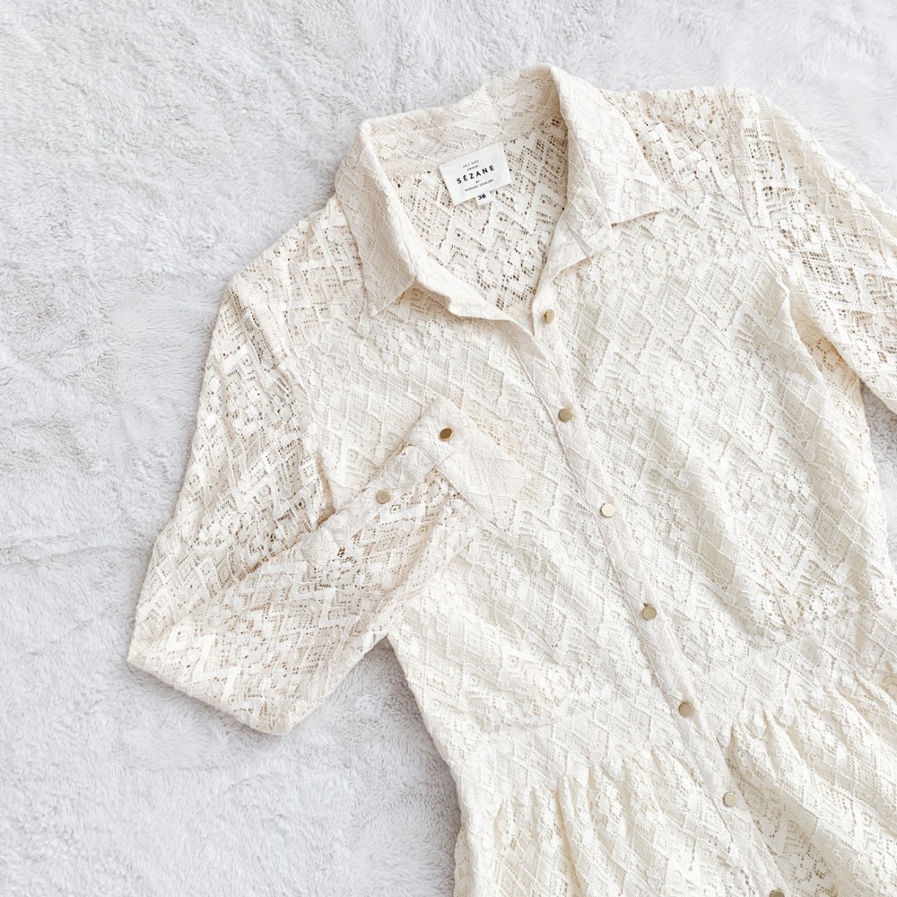 Sezane Lace Dress